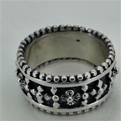Unisex Silver Ring 925 Silver 7.8g Size:6
